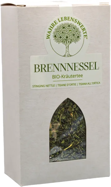 BIO BRENNESSELTEE - Mal so richtig ausmisten! Seine ausleitende Wirkung schafft Raum für Neues. Voller Mineralien kräftigt und stärkt dieser Tee auf allen Ebenen die Willenskraft und Fokussierung auf das Wesentliche. - Artikelnummer 7008