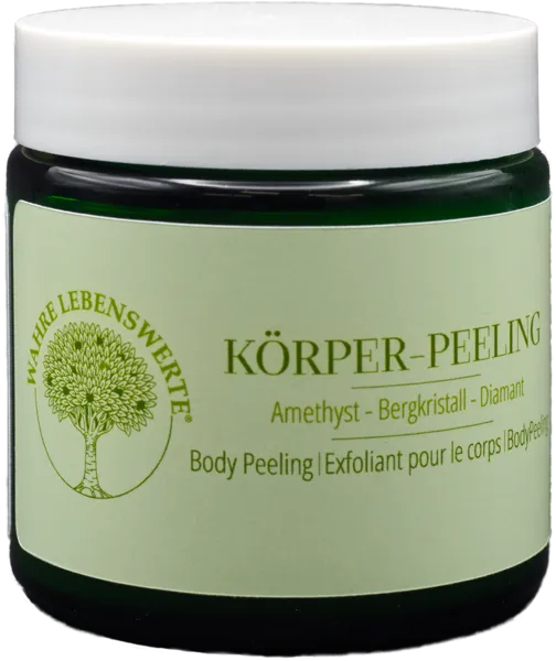 KÖRPER-PEELING - Wenn Salbei, Eukalyptus, Thymian, Rosmarin und Pfefferminz einen Reigen tanzen, entsteht pure Frische, Klarheit und Wärme. Auf die feuchte Haut aufgetragen und einmassiert, entfaltet das Zechsteinsalz aus dem Thüringer Becken seinen sanft belebenden Peeling-Effekt. - Artikelnummer 7015